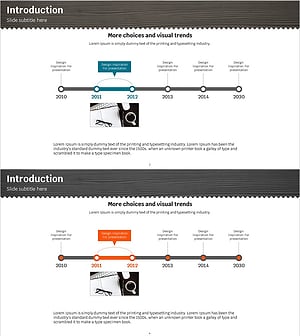 비즈니스 연혁 연결 다이어그램