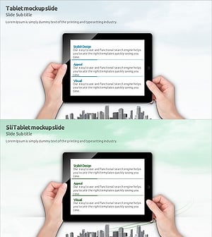 Service Strategy Tablet Mockup – Effective Marketing Material