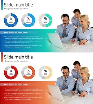 시각적 효과로 매력적인 프레젠테이션 슬라이드 – 스타일리시 디자인
