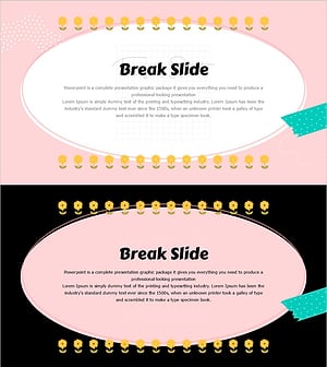 봄 파스텔 와이드 템플릿 슬라이드 – 사업 비전 및 필요성을 강조