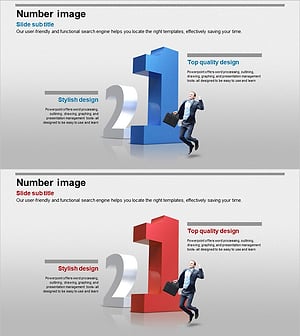 목표 달성을 위한 비전 슬라이드 - 1등이 되기 위한 목표