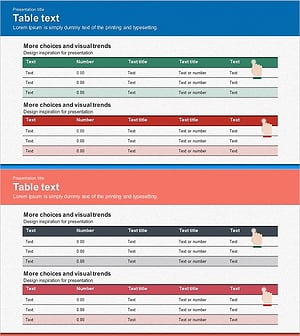 손익계산서 테이블표 – 재무 성과를 명확히 제시