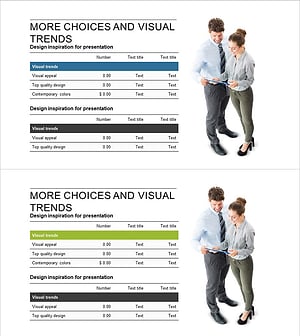 비즈니스 매출 및 수익 계산 테이블 – 재무 계획의 필수 슬라이드