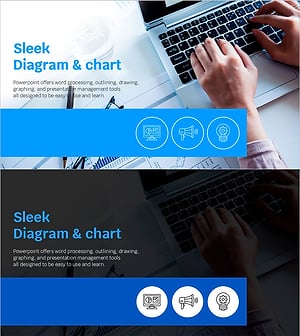 블루라인 와이드 템플릿 메인 슬라이드 – 제품 및 서비스 개요