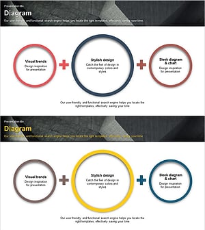 모던테마 사업비전 다이어그램 - 전략적 비전과 목표