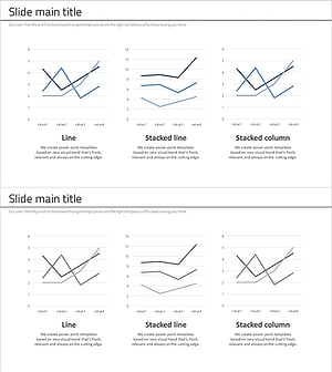 Broken Line Comparison Analysis Graph – Market and Competitor Analysis