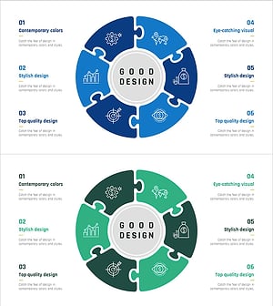 Puzzle Connection Diagram - Visual Approach and Cluster Map