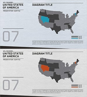 미국 타겟지역 지도 – 마케팅 전략 수립