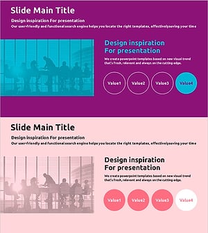 Colors Theme Presentation Template – Product and Service Introduction