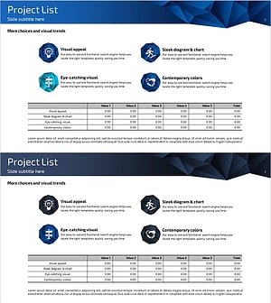 손익계산서 테이블표 – 재무 계획 및 성과를 명확히