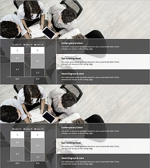비즈니스 회의 분석 그래프 – 사업 목표 달성을 위한 시각화
