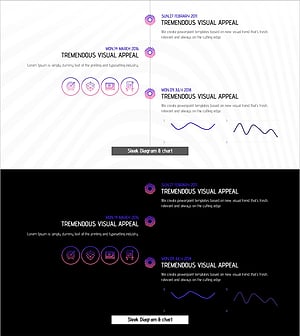 Fantastic Wide PPT Flow Chart2 - Company Introduction and Development Status