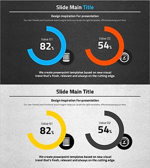 Car Donut Chart Presentation Template – Marketing Strategy