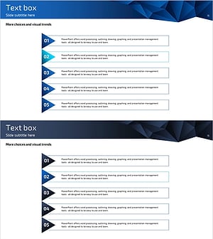 사업목표 삼각 다이어그램 – 전략적 비전 표현