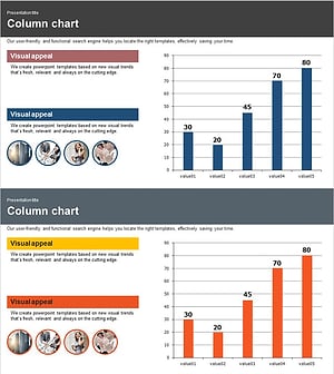 전략적인 시장분석 막대그래프