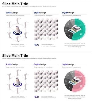 스타일리시한 디자인 비주얼 – 효과적인 발표자료