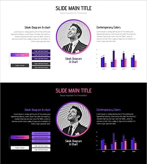 Fantastic Wide Diagram – Organizational Chart and Past Achievements