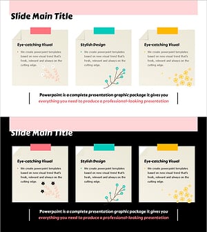 봄 파스텔 다이어그램으로 제품/서비스 소개하기