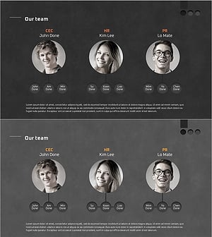 주요인력 업무 능력 소개 – 조직 구조 다이어그램