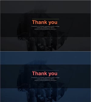 재정관리 템플릿 엔딩 표지 – 전문성과 신뢰