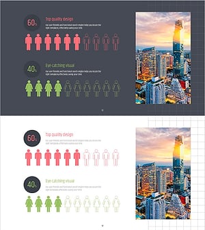 Simple PPT Wide Template for Customer Analysis