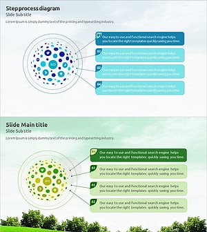 에코 비즈니스 템플릿 표지 – 지속 가능한 비전의 시작