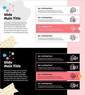 봄 파스텔 다이어그램으로 제품 소개 효과 극대화