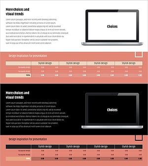 Simple & Modern Wide PPT Mockup for Business Insights