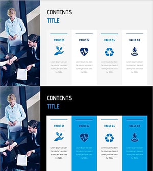 수자원 활용 와이드 프레젠테이션 템플릿 – 사회적 책임과 환경 보호