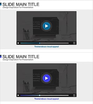Slide Template for Company Service Introduction Video