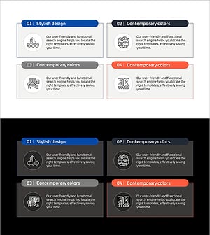 글로벌 무역 비즈니스 목표를 위한 원형 세분화된 막대 그래프
