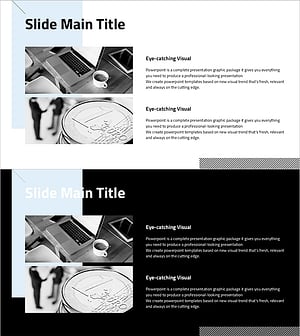 심플 디자인 트렌드 재무계획 슬라이드 - 효과적인 정보 전달
