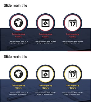 비즈니스 솔루션 특성 다이어그램 – 프로그램 특성을 명확히 보여주는 클러스터