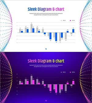 기하학 패턴 와이드 바 차트로 매출 성과 분석하기