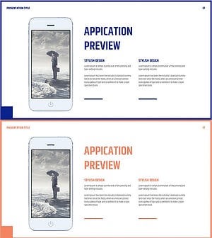 비즈니스 서비스 설명을 위한 슬라이드 템플릿 – 효과적인 정보 전달
