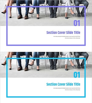 Business Teamwork Template Section Slide 01 – The Beginning of Collaboration