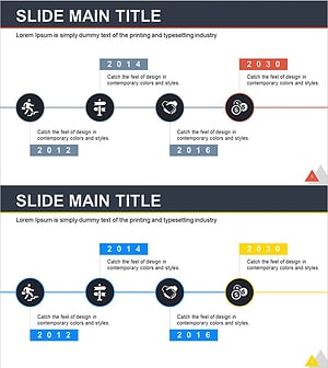 Business History Diagram – Showcasing Growth and Transformation