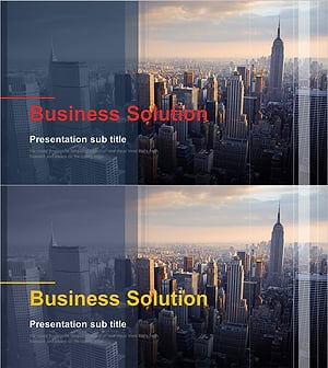 Business Solutions Template Cover – The Start of Success