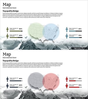 미국시장 사용자 성비 분석 – 청록과 회색의 조화
