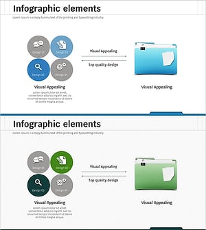비즈니스 전략을 위한 다이어그램 슬라이드