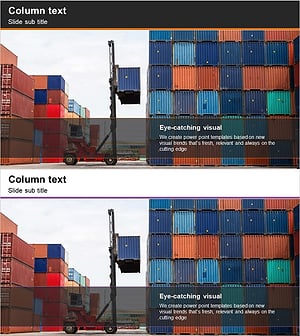 무역 화물 배경 아웃트로 – 깔끔한 비즈니스 마무리