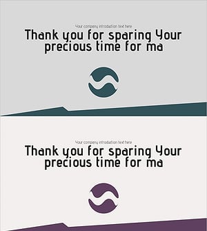 모던 베이직 회사소개서 템플릿 엔딩 표지 – 신뢰와 친근함