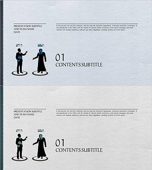 비즈니스 의견 제시 템플릿 간지 01