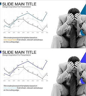 절망적인 주가 하락 그래프 – 시장 분석의 비극