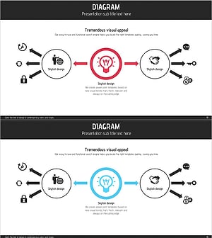 비즈니스 마케팅 전략 확산 다이어그램