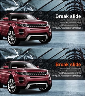 자동차 유지관리 서비스 템플릿 – 쉬는 시간을 위한 인트로