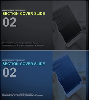 Financial Management Template Section Slide 02 – Professional and Clean Section Cover Slide