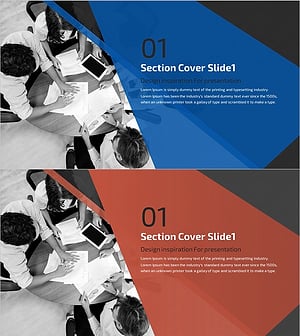 모던 심플 비즈니스 템플릿 간지 01 – 프로페셔널한 디자인