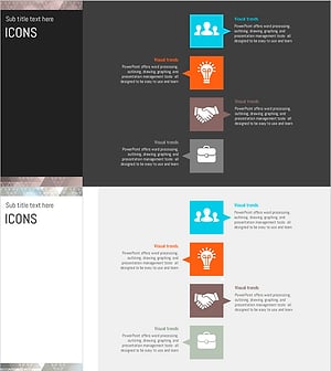 삼각패턴 템플릿 아이콘 – 제품/서비스 개요