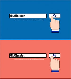 Business Illustration Template Section Slide – Perfect Partner for Planning and Presentations